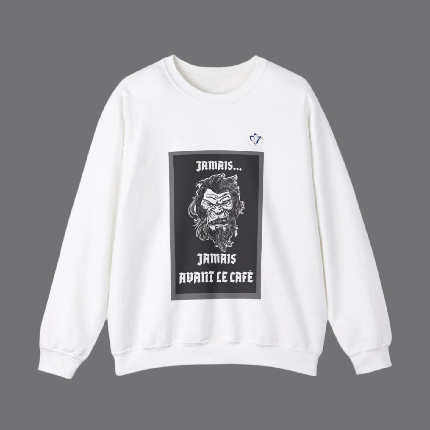 Sweatshirt adulte mixte Jamais le matin