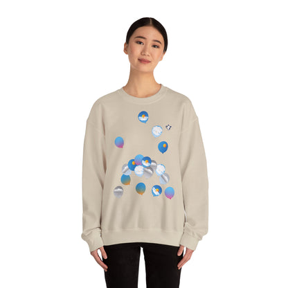 Sweatshirt adulte mixte Ballons du ciel (à personnaliser)