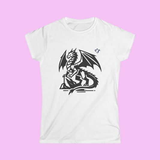 Tee-shrit femme Dragon stylisé