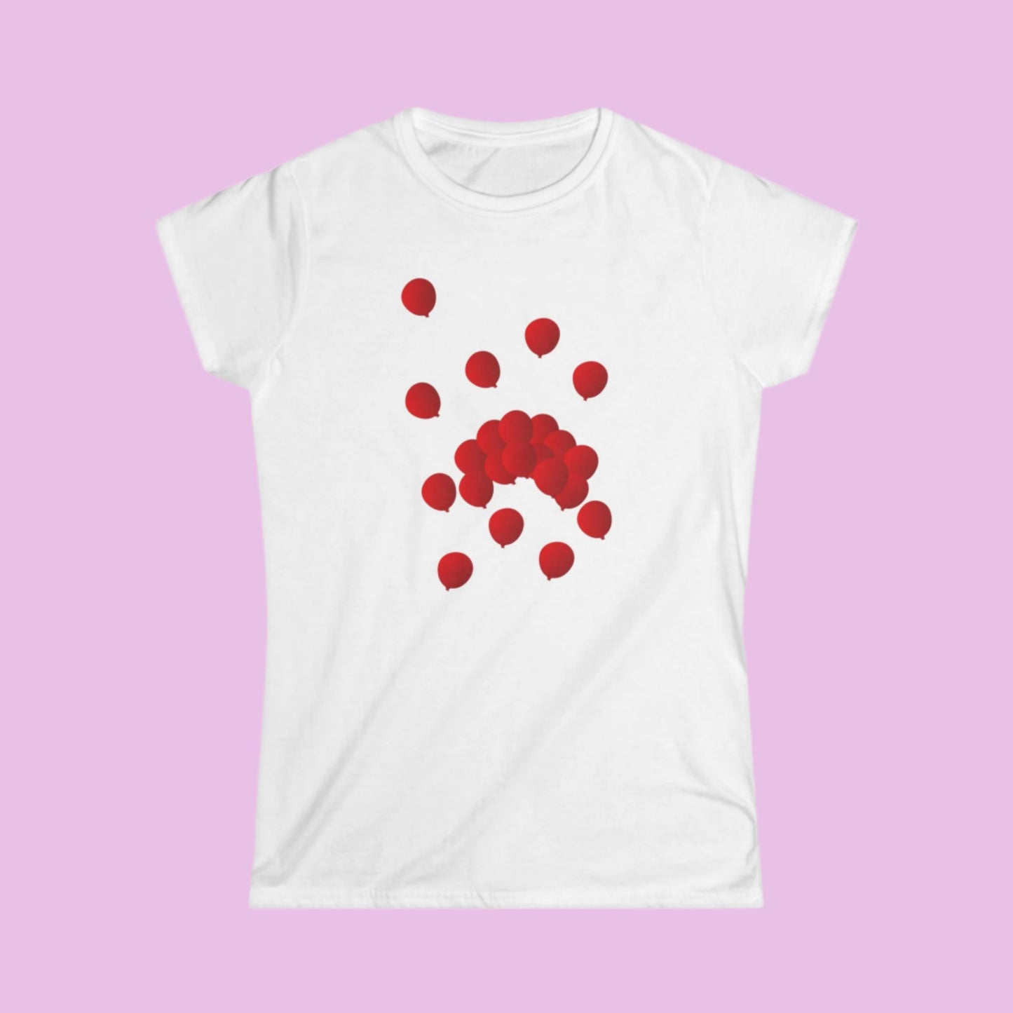 Tee-shirt femme Ballons rouges