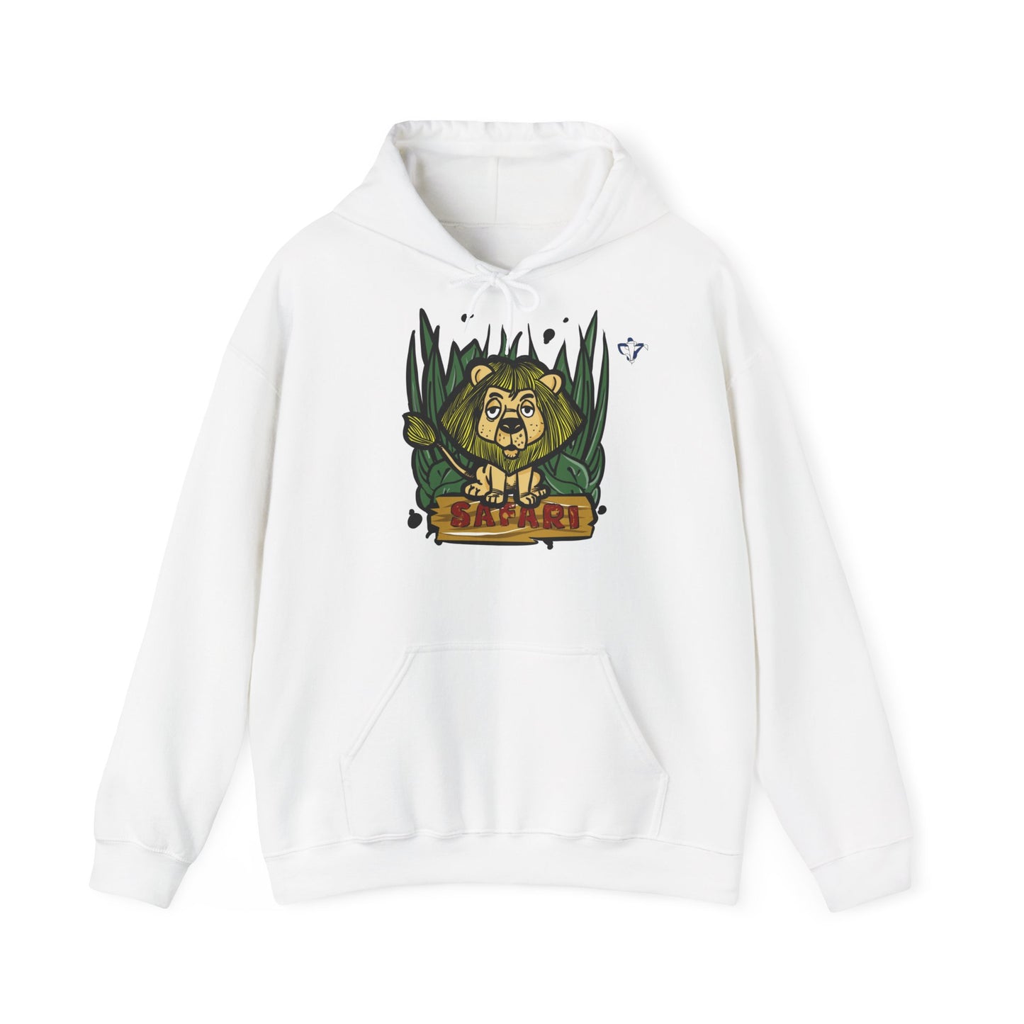 Sweatshirt à capuche adulte mixte Lion safari