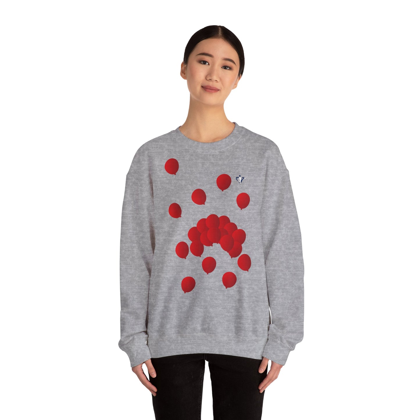 Sweatshirt adulte mixte Ballons rouges (à personnaliser)