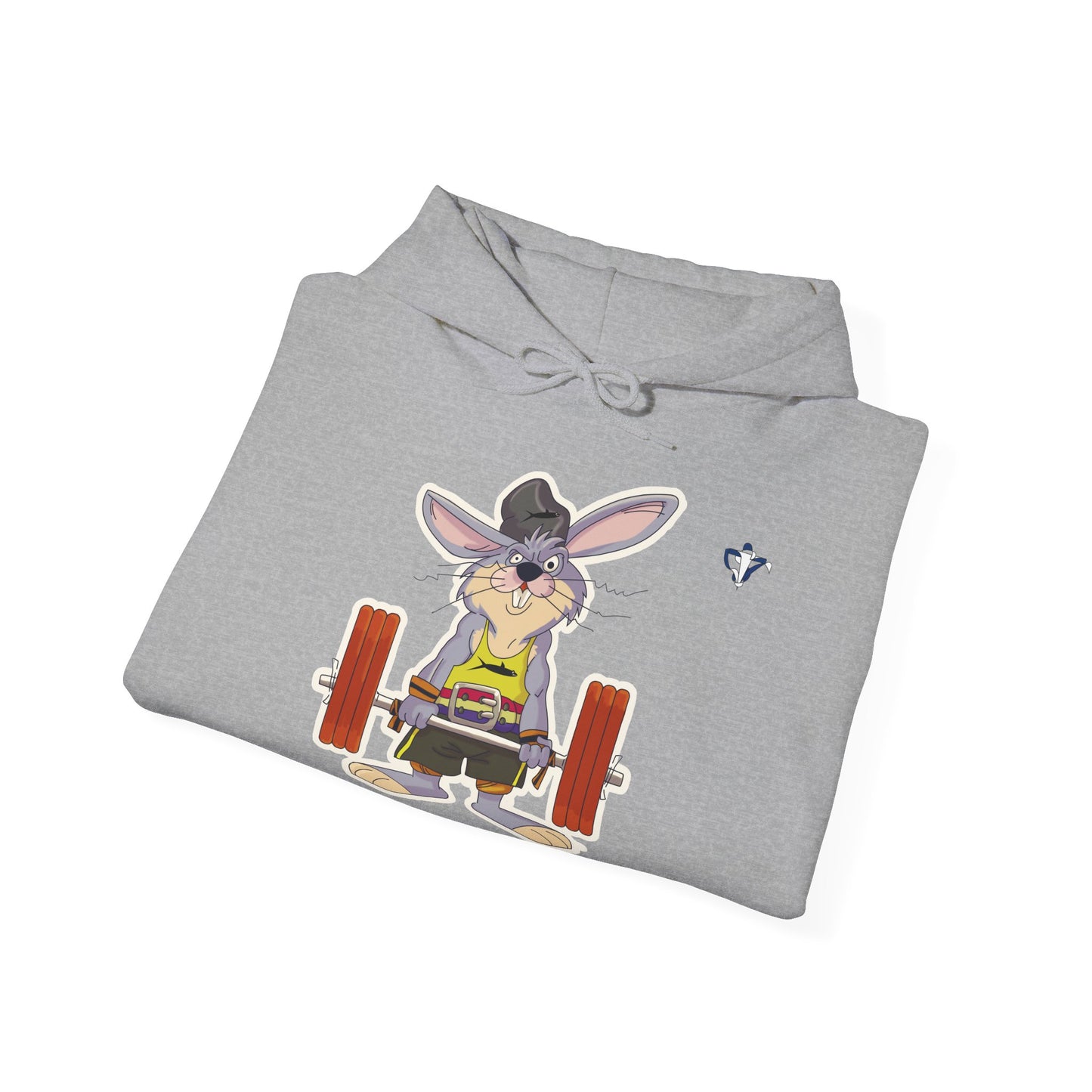 Sweatshirt à capuche adulte mixte Lapin muscu