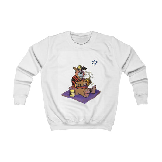 Sweatshirt enfant l'ours à miel (à personnaliser)