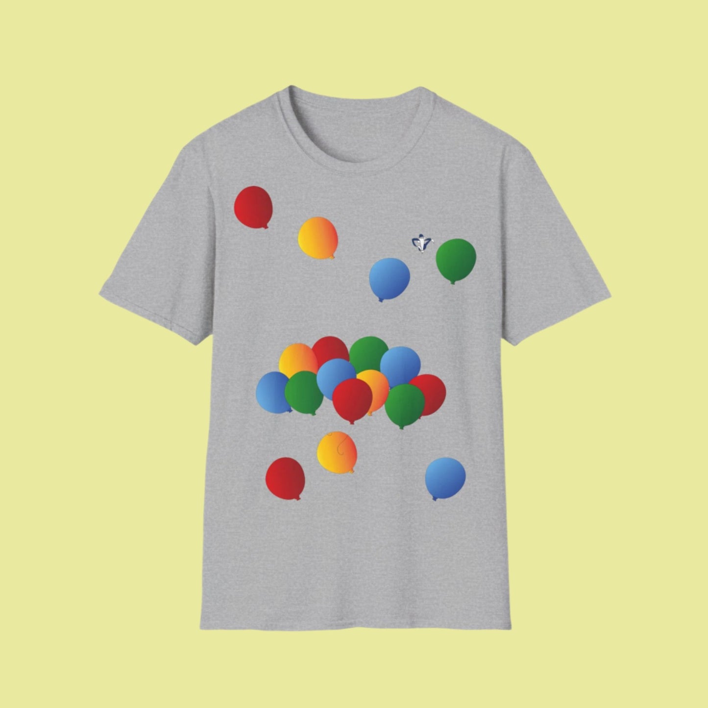 T-Shirt adulte mixte Ballons de couleur (à personnaliser)