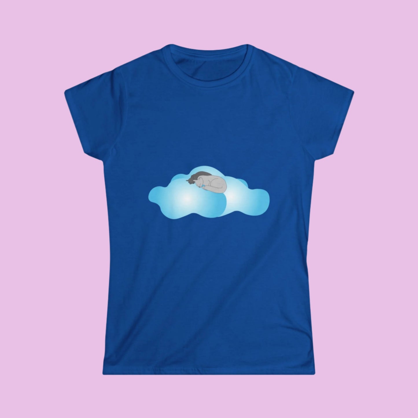 Tee-shirt femme Chats et nuages