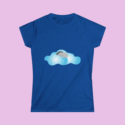 Tee-shirt femme Chats et nuages